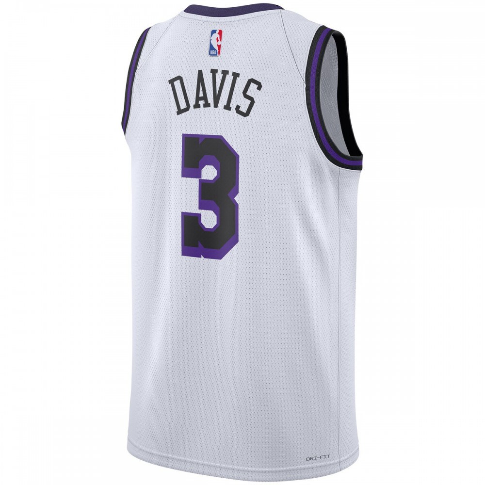 Anthony Davis Los Angeles Lakers Unisex 2022/23 Swingman Jersey - City Edition - White-Pro Kit Vault | Brand New 26/27 Sports Jerseys